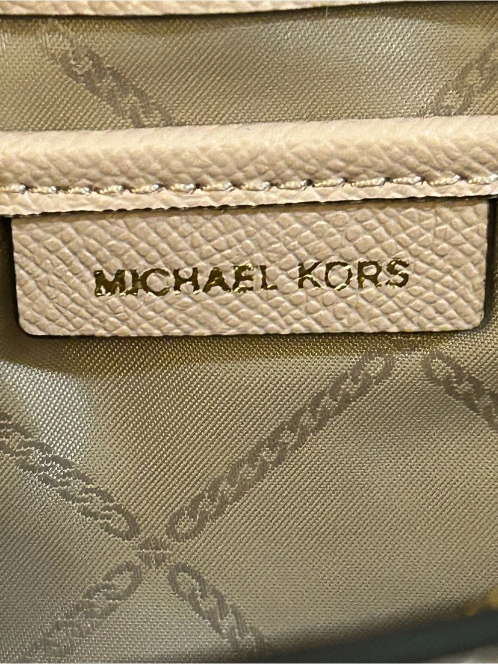Michael Kors Mott Leather Convertible Pink Crossbody Shoulder Bag